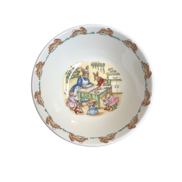 Royal Doulton Bunnykins 3 Piece Set Plate Bowl Cup Fine Bone China Collection - Picture 4 of 9